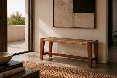 Bancas de madera: cómo elegirla para comedor, recibidor o pie de cama