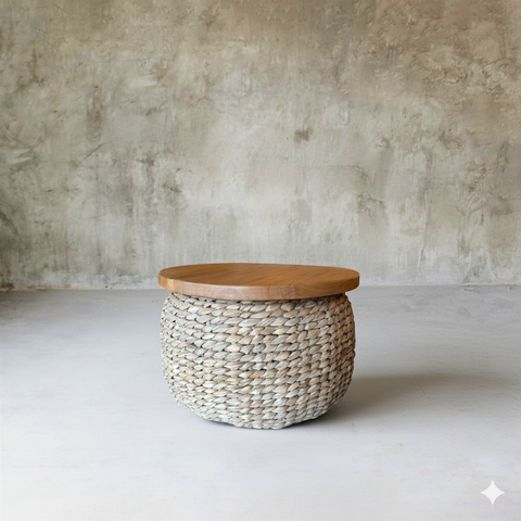 TABURETE VENEROS MADERA ROSAMORADA