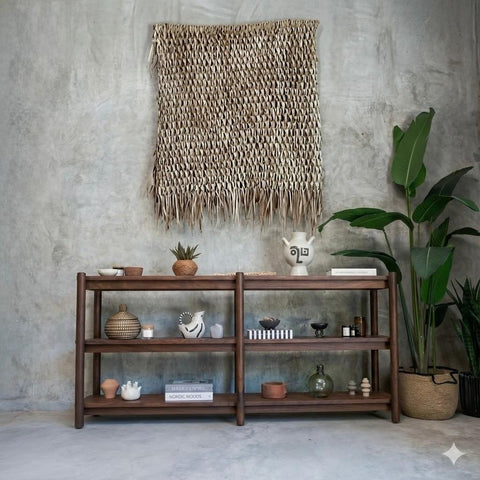 TAPETE CUADRADO DE PALMA