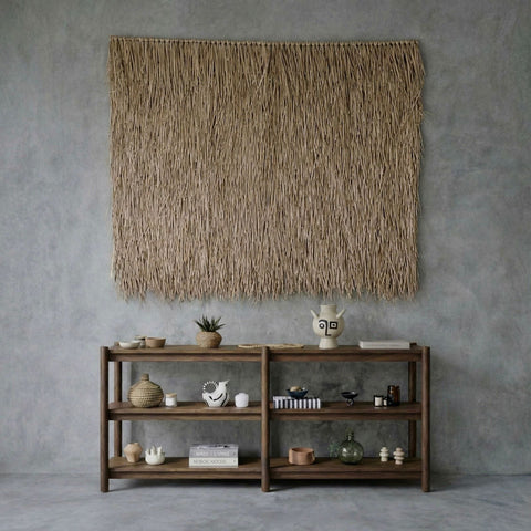 TAPETE CUADRADO GRANDE DE PALMA